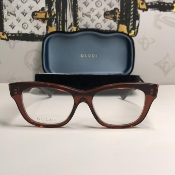 New Authentic Gucci Tortoise Shell Women's Glasses GG0992o 003 - Picture 9 of 14